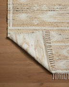 Loloi Angela Rose Rivers Collection RIV-04 Natural/Ivory 9'-3" x 13' Reversible Area Rug