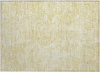 Addison Rugs Chantille ACN591 Wheat 1'8" x 2'6" Indoor Outdoor Area Rug, Easy Clean, Machine Washable, Non Shedding, Bedroom, Living Room, Dining Room, Kitchen, Patio Rug