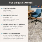 6x9 Brown Vintage Rug for Dining Room Under Kitchen Table, Modern Abstract Taupe Earthy Living Room Rug, Washable Non Slip Foldable High Traffic Area Carpet