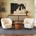 Rugs USA 6x9 Melrose Checked Wool Indoor Area Rug, Contemporary Farmhouse Charcoal/Ivory for Living Room, Bedroom, Office, Entryway, Hallway