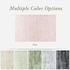 Nursery Rug Pink Boho Washable Abstract Cuquette Rug for Bedroom Aesthetic,8x10,Light Pink