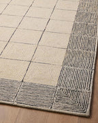 Loloi Chris Loves Julia Francis Collection FRA-02 Cream/Black 5'-0" x 7'-6" Area Rug