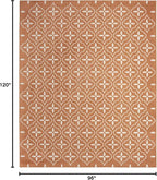 Nourison Home Nourison Essentials Copper 8' x 10' Area Rug - Easy Clean, Non Shedding, Bed Room, Living Room, Dining Room, Kitchen (8' x 10')