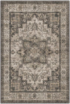 LUMI Washable Area Rug 5x8 for Living Room, Ultra Soft Stain Resistant Carpet with Non Slip Rubber Backing, Non-Shedding Low Pile Rugs for Bedroom, Dining Room, Indoor, Office