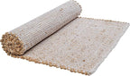 Savi Home Jute Cotton Handwoven Runner Rug 24"x72" - Natural Fiber Rustic Farmhouse Runner Rug - Vintage Boho Decor for Bedroom, Dining Room, Hallway & Office