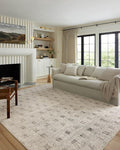 Loloi Kamala Collection KAM-01 Grey/Graphite 4'-0" x 6'-0" Accent Rug