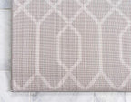 Marilyn Monroe Glam Collection Area Rug - Trellis (3' 3" x 5' 3" Rectangle, Gray Silver/ Silver)