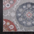 CAMILSON Indoor Outdoor Rug 8x10 Bohemian Medallion Floral Area Rugs for Indoor and Outdoor Patios Easy-Cleaning Non-Shedding Living Room Garden and Kitchen Washable Outside Carpet (8 x 10-Multicolor)