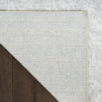 Nourison Home Astra Machine Washable Grey 5'3" x 7' Area Rug - Easy Clean, Non Shedding, Bed Room, Living Room, Dining Room, Kitchen (5' x 7')