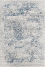 Unique Loom Finsbury Collection Area Rug - Sarah (4' 1" x 6' 1" Rectangle, Blue/ Ivory)