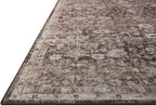 Loloi Amber Lewis Josie Collection JOS-02 Earth/Natural 2'-6" x 12'-0", .13" Pile Height, Low Profile, Machine Washable, Runner Rug