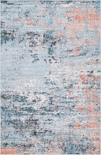 Rugs.com Leipzig Collection Area Rug – 5X8 Multi Low-Pile Rug Perfect for Bedrooms, Dining Rooms, Living Rooms