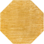 Unique Loom Finsbury Collection Area Rug - Kate (5' 3" Octagon, Yellow)