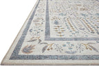 Loloi Rifle Paper Co. Maison Collection MAO-05 Wisteria Cream 5'-0" x 5'-0", .19" Pile Height, Round Area Rug