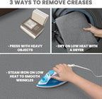 EARTHALL Washable Runner Rug 2.6x12 Ft Non Slip Runners for Hallways Cotton Rubber Backed Kitchen Runner Braided Indoor Floor Carpet Runners for Entryway, Hallway, Kitchen, Bedroom, Charcoal Gray