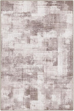 LUMI 5x8 Washable Area Rug for Living Room, Ultra Soft Modern Abstract Rugs Non Slip with Rubber Backing, Low Profile, High Traffic, Stain Resistant Carpets, Ideal for Bedroom, Dining Room, Indoor