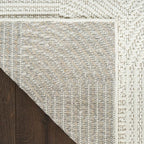 Nourison Home Textured Home Ivory 5'3" x 7' Area Rug - Easy Clean, Non Shedding, Bed Room, Living Room, Dining Room, Kitchen (5' x 7')