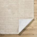 Livabliss x Our PNW Home Cascade Minimalist Striped Area Rug, 2'7" x 7'3", Light Brown