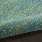Nourison Home Nourison Essentials Blue Green 5' x 7' Area Rug - Easy Clean, Non Shedding, Bed Room, Living Room, Dining Room, Kitchen (5' x 7')