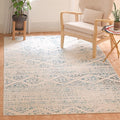SAFAVIEH Area Rug 10x13 - Tulum Collection - Large - Ivory & Turquoise, Moroccan Boho Tribal Design, Non-Shedding & Easy to Clean, Ideal for Living Room, Bedroom, Dining Space (TUL272E)