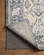 Loloi Magnolia Home by Joanna Gaines Gigi Collection GIG-02 Ivory/Blue 2'-7" x 4' Accent Rug