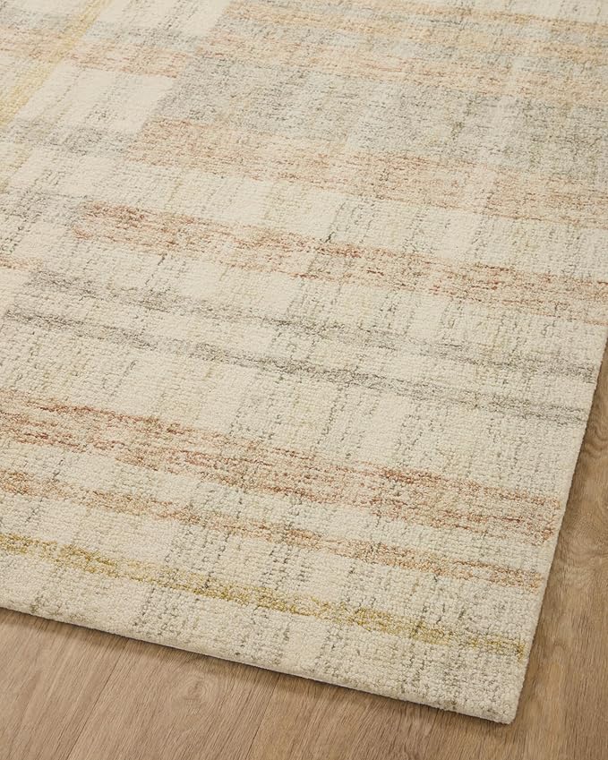 Loloi Chris Loves Julia Chris Collection CHR-04 Natural/Multi 2'-6" x 7'-6", .50" Pile Height, Runner Rug