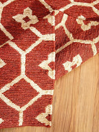 Rugsotic Carpets Hand Woven Flat Weave Kilim Wool 8'x10' Area Rug Solid Gold D00111