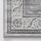 LUMI Washable Area Rug for Living Room, 5x8 Ultra Soft Traditional Vintage Rugs Non Slip with Rubber Backing, Low Profile, High Traffic, Stain Resistant Carpets, Ideal for Bedroom, Dining Room
