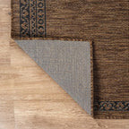 CAMILSON Outdoor Rug 5x7 Medallion Gold Modern Area Rugs for Indoor and Outdoor Patios Kitchen and Hallway Mats Washable Porch Deck Outside Carpet (Medallion Gold 5 x 7)