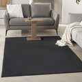 Nourison Home Nourison Essentials Black 5' x 8' Area Rug - Easy Clean, Non Shedding, Bed Room, Living Room, Dining Room, Kitchen (5' x 8')