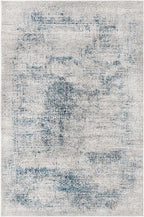 Unique Loom Finsbury Collection Area Rug - Sarah (5' 3" x 8' Rectangle, Blue/ Ivory)