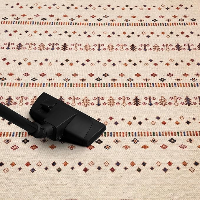 Keen Home Design 2x7 Rug - Machine Washable Runner Rug with Non-Slip Backing, Ideal for Hallway, Entryway, Kitchen, Laundry Room - Vintage, Easy Clean, Durable, Low Pile - (2'6" x 7')