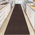 GOYLSER Entry Runner Rugs for Inside House, Long Jute Hallway Runner Rug Non Slip, 2x15 Water Absorbent Rug for Laundry Room Floor Mat