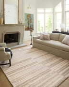 Loloi Chris Loves Julia Chris Collection CHR-03 Ivory/Clay 8'-6'' x 11'-6'', .50" Pile Height, Area Rug