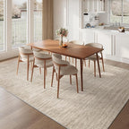 Valenrug Washable Rugs 6x9 - Non Slip 6x9 Area Rugs for Living Room, Stain Resistant Area Rugs for Bedroom, Foldable Machine Washable Area Rug(6'x9', Brown)