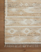 Loloi Angela Rose Rivers Collection RIV-04 Natural/Ivory 5'-0" x 7'-6" Reversible Area Rug