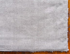 Unique Loom Davos Shag Collection Area Rug - Solid (9' x 12' Rectangle, Sterling)