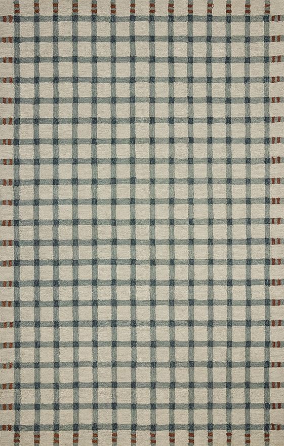 Loloi Magnolia Home by Joanna Gaines Waylon Collection WAY-02 Spa/Brick 2'-3" x 3'-9" Accent Rug