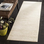 SAFAVIEH Adirondack Collection Runner Rug - 2'6" x 12', Champagne & Cream, Modern Ombre Design, Non Shedding & Easy to Clean, Ideal for Hallway, Foyer, Kitchen, Entryway, Bedroom (ADR113W)