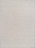 CAMILSON Easy Jute Rug 8x10, Indoor Outdoor Off-White Farmhouse Area Rugs for Living Room Patio and Kitchen Rug, Solid Woven Design, Easy-Cleaning, Non Slip Washable Outside Carpet Alfombras (8 x 10)