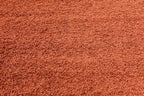 Unique Loom Solid Shag Collection Area Rug (8' Square, Terracotta)