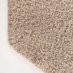 Unique Loom Solid Shag Collection Area Rug (7' 10" Octagon, Taupe)