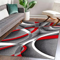 Persian Area Rugs 2305 Gray 8x11 Abstract Area Rug, 8 x 11 ft