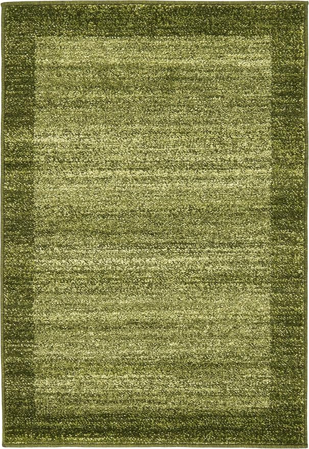 Rugs.com Angelica Collection Rug – 2' x 3' Light Green Medium Rug Perfect for Entryways, Kitchens, Breakfast Nooks, Accent Pieces