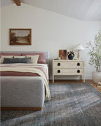 Loloi Angela Rose Ember Collection EMB-09 Denim/Charcoal 2'-7" x 7'-6" Runner Rug