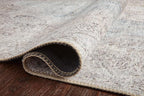 Loloi Loren Collection LQ-04 Silver/Slate 2'-3" x 3'-9" Accent Rug