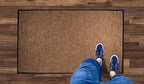 WaterHog Diamond | Commercial-Grade Entrance Mat with Rubber Border – Indoor/Outdoor, Quick Drying, Stain Resistant Door Mat (Medium Brown, 2' x 3')
