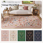 Vintage Medallion Floral Indoor Door Mat 2x3, Machine Washable Entryway Rug, Low Pile Soft Small Carpet, Non-Slip Area Rug for Entrance, Bedroom, Kitchen & Kids Room | Pink