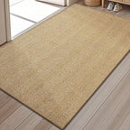 LUMI Handwoven Sisal Door Mat, Non-Slip Durable Entryway Mat, Welcome Front Doormat, Solid Floor Mats for Entrance, 32"x48", Herringbone Sisal