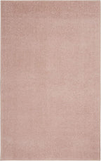 Nourison Home Nourison Essentials Pink 3' x 5' Area Rug - Easy Clean, Non Shedding, Bed Room, Living Room, Dining Room, Kitchen (3' x 5')